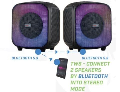 Głośnik Bluetooth FM/USB PowerCUBE 500 Rebeltec