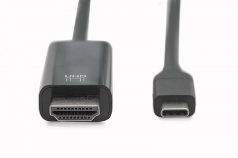 Kabel USB Type-C/HDMI M/M USB 3.1 Gen.2 SuperSpeed+ 4K/60Hz 18Gbps 2m czarny Digitus