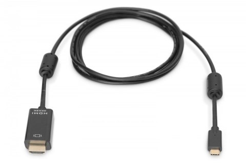 Kabel USB Type-C/HDMI M/M USB 3.1 Gen.2 SuperSpeed+ 4K/60Hz 18Gbps 2m czarny Digitus