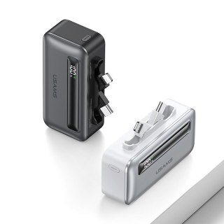 Powerbank 4500mAh 20W USB-C/Lightning Fast Charge srebrny