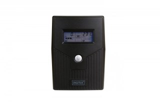 UPS Line-Ineractive LCD BASIC, 600VA/360W, 1x12V/7Ah, AVR, 2x Schuko CEE 7/3 Digitus