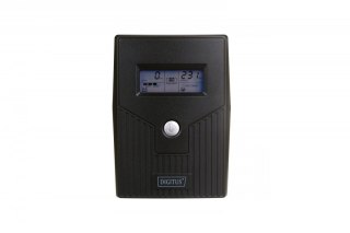 UPS Line-Ineractive LCD BASIC, 800VA/480W, 1x12V/9A, AVR, 2x Schuko CEE 7/3 Digitus