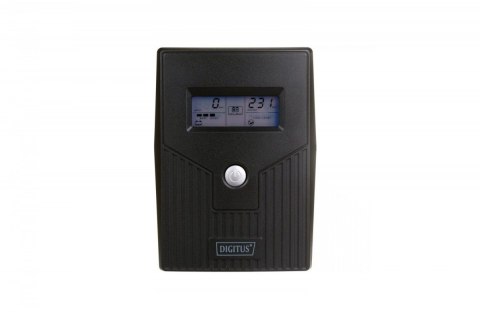 UPS Line-Ineractive LCD BASIC, 800VA/480W, 1x12V/9A, AVR, 2x Schuko CEE 7/3 Digitus