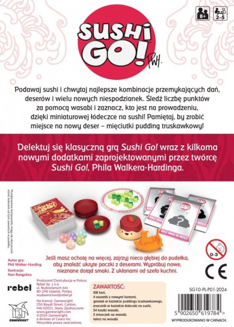 Gra Sushi Go! 10 rocznica Rebel Gra Sushi Go! 10 rocznica Rebel