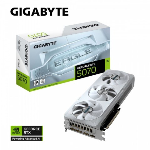 Karta graficzna GeForce RTX 5070 EAGLE OC ICE SFF 12G 192BIT GDDR7 3DP/HDMI Gigabyte Karta graficzna GeForce RTX 5070 EAGLE OC ICE SFF 12G 192BIT GDDR7 3DP/HDMI Gigabyte