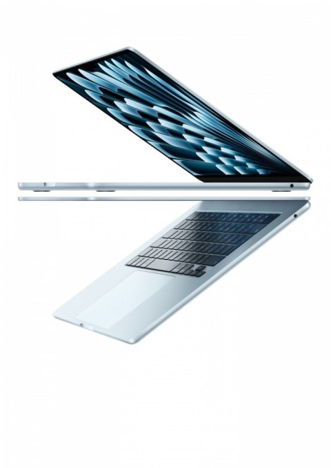 MacBook Air 15.3 cala: M4 10/10, 16GB, 512GB - Błękitny