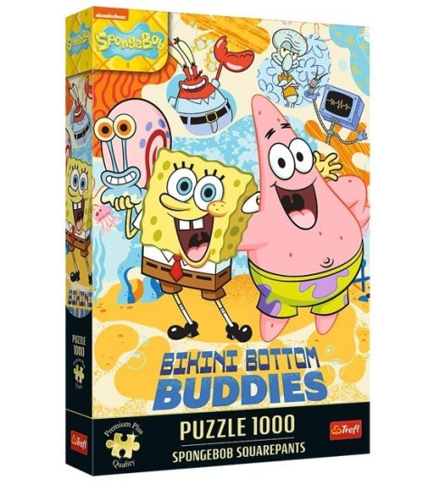 Puzzle 1000 elementów SpongeBob Kanciastoporty Trefl
