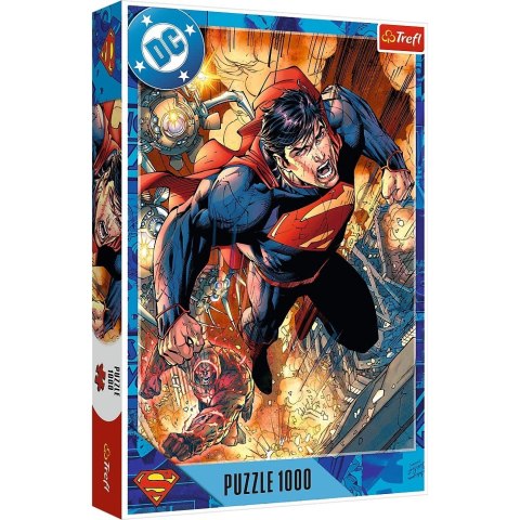 Puzzle 1000 elementów Superman w akcji