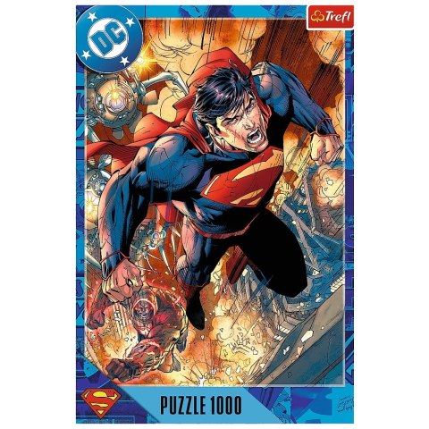 Puzzle 1000 elementów Superman w akcji