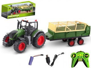 Traktor z przyczepą R/C ładowanie USB Madej