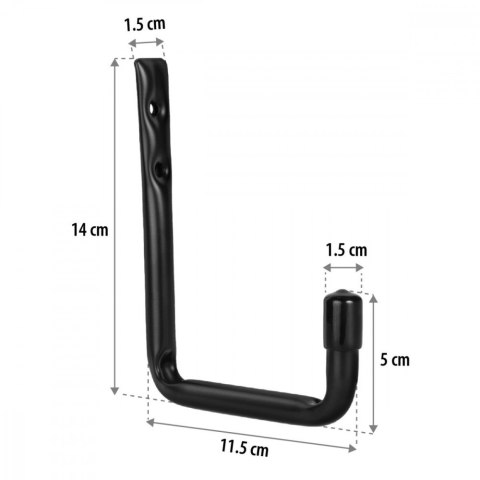 Uchwyt ścienny na opony, MC-488 x2 sztuki, max 22kg Maclean