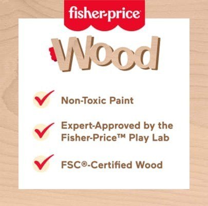 Wood Drewniane cymbałki Fisher Price