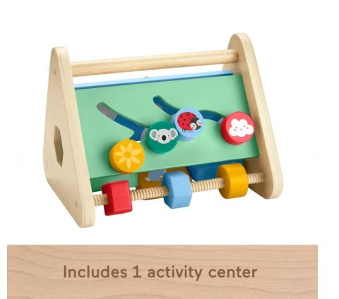 Wood Drewniany aktywny trójkąt Fisher Price