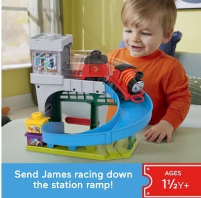 Zestaw Tomek i Przyjaciele Moja pierwsza stacja Grodkowo Fisher Price