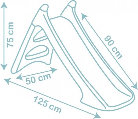 Zjeżdżalnia Little XS zielona (ślizg 90 cm)