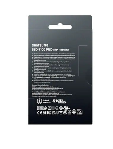 Dysk SSD9100PRO Heatsink NVMe MZ-VAP1T0CW Samsung Dysk SSD9100PRO Heatsink NVMe MZ-VAP1T0CW Samsung