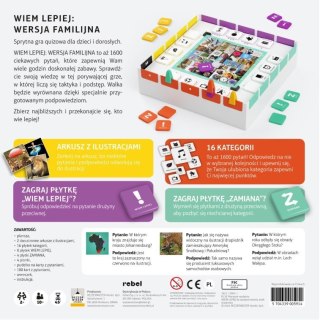 Gra Wiem lepiej: Wersja familijna