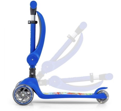 Hulajnoga Scooter Fuzzy Blue Milly Mally