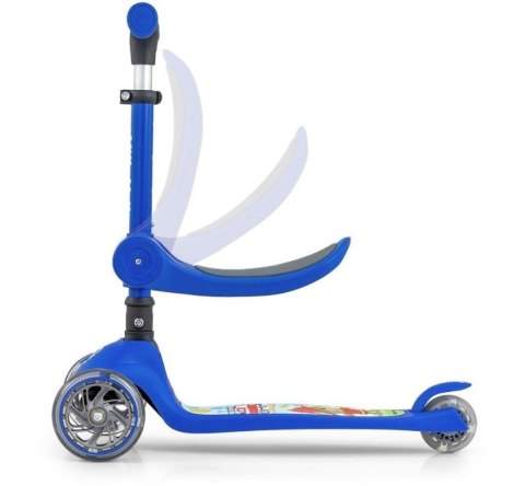 Hulajnoga Scooter Fuzzy Blue Milly Mally