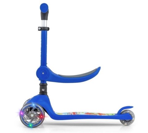 Hulajnoga Scooter Fuzzy Blue Milly Mally