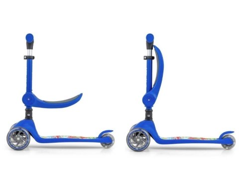 Hulajnoga Scooter Fuzzy Blue Milly Mally