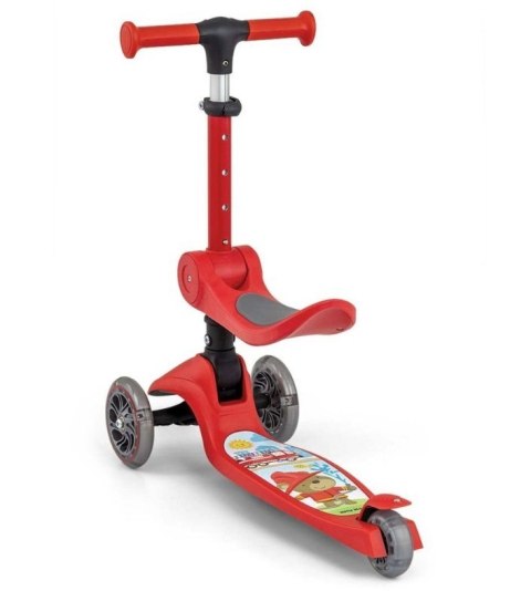 Hulajnoga Scooter Fuzzy Red Milly Mally