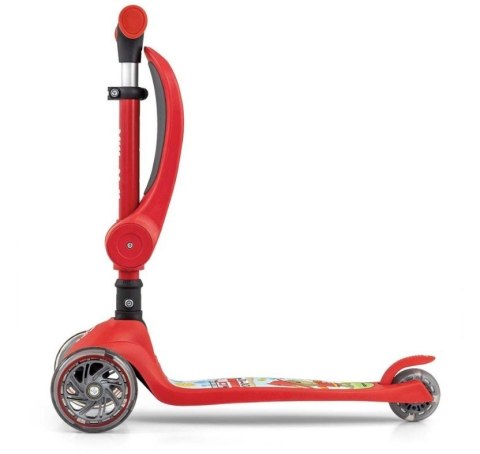 Hulajnoga Scooter Fuzzy Red Milly Mally