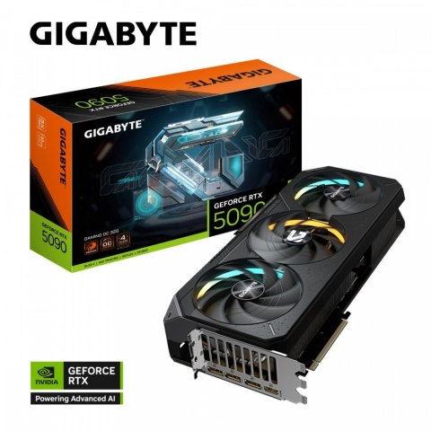 Karta graficzna GeForce RTX 5090 GAMING OC 32G 512BIT GDDR7 3DP/HDMI Gigabyte Karta graficzna GeForce RTX 5090 GAMING OC 32G 512BIT GDDR7 3DP/HDMI Gigabyte