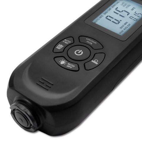 Miernik grubości lakieru z podświetlanym bocznym wyświetlaczem LCD | 0 ~ 2000um Qoltec Miernik grubości lakieru z podświetlanym bocznym wyświetlaczem LCD | 0 ~ 2000um Qoltec