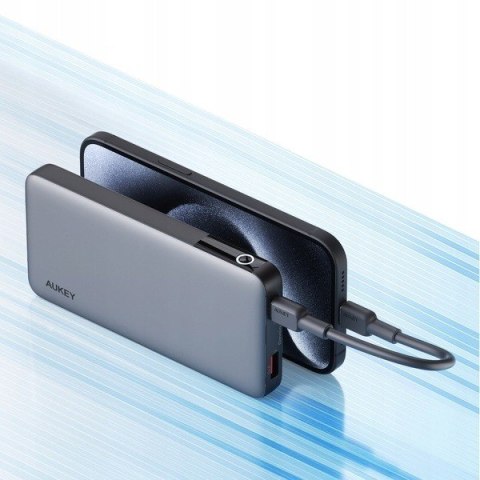 PB-Y41 Power Bank 10000mAh 30W 2xUSB PD 3.0 QC 3.0 LED AUKEY
