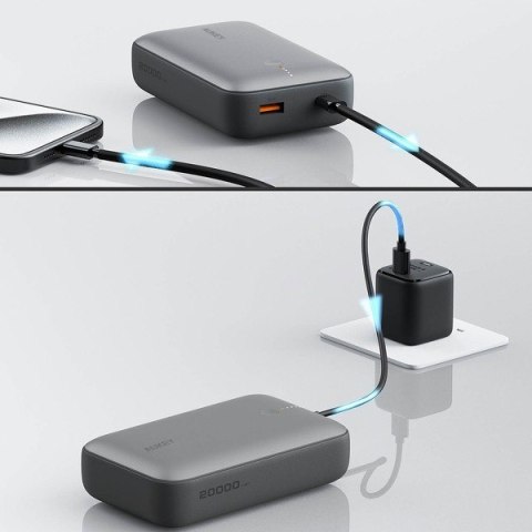 PB-Y57 Mini Power Bank 20000mAh 22.5W 2xUSB PD 3.0 QC 3.0 LED AUKEY