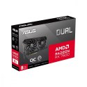 Karta graficzna Dual Radeon RX 7600 EVO OC Edition 8GB GDDR6 Asus