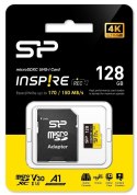 Karta pamięci microSDXC Inspire 128GB UHS-I U3 A1 V30 4K TLC Silicon Power