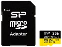 Karta pamięci microSDXC Inspire 256GB UHS-I U3 A2 V30 4K TLC Silicon Power