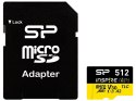 Karta pamięci microSDXC Inspire 512GB UHS-I U3 A2 V30 4K TLC Silicon Power