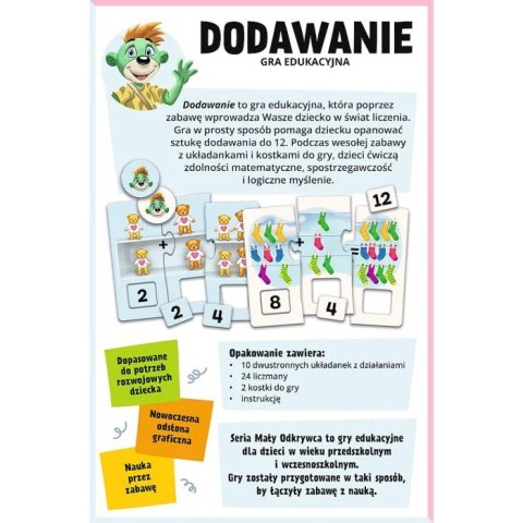 Gra Dodawanie Mały Odkrywca Trefl
