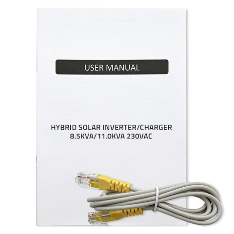 Hybrydowy Inwerter solarny Off-Grid 11000W | 160A | 48V | MPPT | BMS | Sinus | opcja Wi-Fi | Power Factor 1.0 Qoltec Hybrydowy Inwerter solarny Off-Grid 11000W | 160A | 48V | MPPT | BMS | Sinus | opcja Wi-Fi | Power Factor 1.0 Qoltec