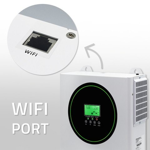 Hybrydowy Inwerter solarny Off-Grid 1500W 100A | 12V | MPPT | Sinus | Opcja Wi-Fi | Power Factor 1.0 Qoltec Hybrydowy Inwerter solarny Off-Grid 1500W 100A | 12V | MPPT | Sinus | Opcja Wi-Fi | Power Factor 1.0 Qoltec