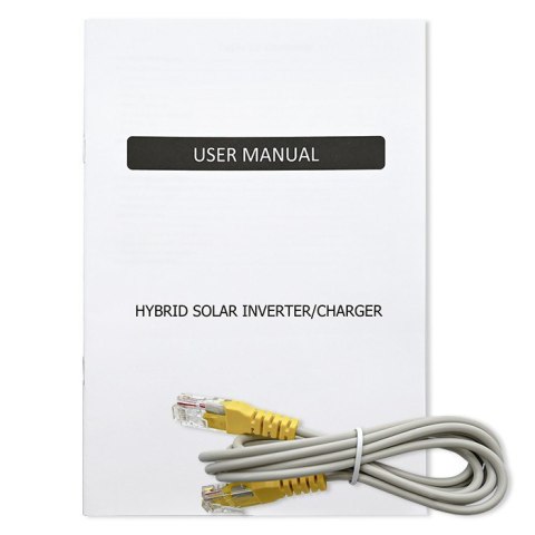 Hybrydowy Inwerter solarny Off-Grid 3500W | 100A | 24V | MPPT | BMS | opcja Wi-Fi | Sinus | Power Factor 1.0 Qoltec Hybrydowy Inwerter solarny Off-Grid 3500W | 100A | 24V | MPPT | BMS | opcja Wi-Fi | Sinus | Power Factor 1.0 Qoltec