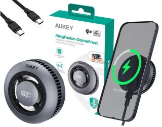 LC-G10 Qi2 15W chłodząca ładowarka bezprzewodowa MagSafe USB-C AUKEY