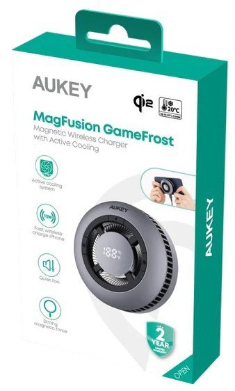 LC-G10 Qi2 15W chłodząca ładowarka bezprzewodowa MagSafe USB-C AUKEY