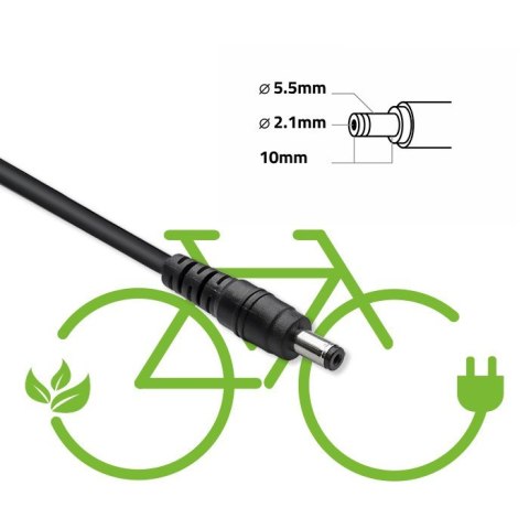 Ładowarka do roweru skutera elektrycznego 36V | 42V | 2A | 5.5*2.1 | wodoodporna + kabel zasilający Qoltec