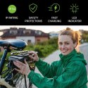 Ładowarka do roweru skutera elektrycznego 36V | 42V | 2A | 5.5*2.5 + wodoodporna + kabel zasilający Qoltec