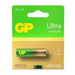 Baterie alkaliczne LR6/AA GP ULTRA 4szt. (G-TECH) GP Battery