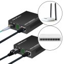 Dwukierunkowy Media Konwerter SWITCH Ethernet 1x RJ45 1x SFP | 1000Mb/s | 5V Qoltec