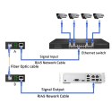 Dwukierunkowy Media Konwerter SWITCH Ethernet 1x RJ45 1x SFP | 1000Mb/s | 5V Qoltec