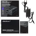 Dwukierunkowy Media Konwerter SWITCH Ethernet 1x RJ45 1x SFP | 1000Mb/s | 5V Qoltec