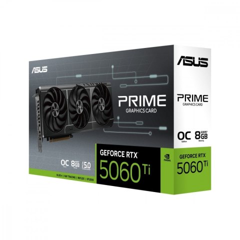 Karta graficzna GeForce RTX 5060 Ti Prime OC 8GB GDDR7 128BIT 3DP/HDMI Asus Karta graficzna GeForce RTX 5060 Ti Prime OC 8GB GDDR7 128BIT 3DP/HDMI Asus