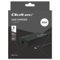 Ładowarka sieciowa 65W GaN Super Fast SLIM | PD | 5-20V | 3.25A |USB-C 3.1 | Laptop | MacBook | Smartfon | +kabel Qoltec