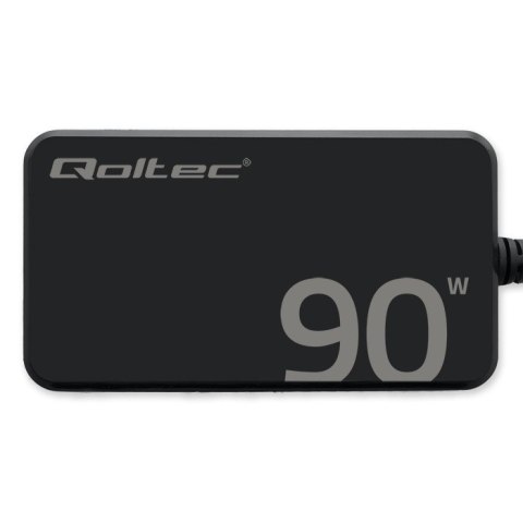 Ładowarka sieciowa 90W GaN Fast SLIM | PD | 5-20V | 4.5A | USB-C 3.1 | Laptop | MacBook | Smartfon | +kabel Qoltec